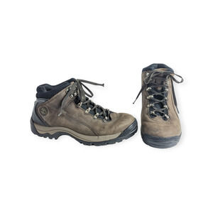 Timberland Dark Brown Lace-Up Boots